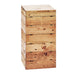 Cal-Mil 3627-99 9" Square Display Riser Crate - 18"H, Reclaimed Wood-cityfoodequipment.com