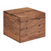 Cal-Mil 3628-10-78 12" Square Buffet Riser - 10"H, Walnut-cityfoodequipment.com