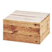 Cal-Mil 3628-7-99 12" Square Buffet Riser - 7"H, Reclaimed Wood-cityfoodequipment.com