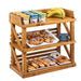 Cal-Mil 3637-99 3 Tier Display Stand - 24"W x 12 1/4"D x 24"H, Reclaimed Wood-cityfoodequipment.com