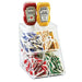 Cal-Mil 3643-4 Condiment Station w/ (4) Sections - Plastic, Clear-cityfoodequipment.com