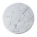 Cal-Mil 3656-12-81M 12" Round Display Tray - Melamine, Faux Carrara Marble-cityfoodequipment.com
