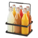 Cal-Mil 3660-13 32 oz Glass Pitchers w/ Black Metal Caddy-cityfoodequipment.com