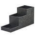 Cal-Mil 3665-13 3 Tier Bottle Display Riser - 4 1/2"W x 14"D x 6"H, Plastic, Black-cityfoodequipment.com