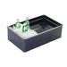 Cal-Mil 368-12-17 Rectangular Ice Housing - 20"L x 12"W x 6"H, Plastic, Black-cityfoodequipment.com