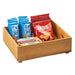 Cal-Mil 3682-1210-99 Rectangular Stacking Display Bin - 12"W x 10"D x 3 1/2"H, Reclaimed Wood-cityfoodequipment.com