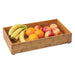 Cal-Mil 3682-2012-99 Rectangular Stacking Display Bin - 20"W x 10"D x 3 1/4"H, Reclaimed Wood-cityfoodequipment.com