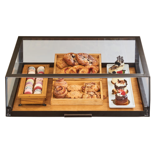 Cal-Mil 3694-84 Pastry Display Case w/ Pull-Out Drawer - 48"W x 24"D x 10"H, Bronze Frame-cityfoodequipment.com