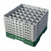 Cambro 36S1114119 Camrack™ Glass Rack w/ (36) Compartments - (6) Gray Extenders, Sherwood Green-cityfoodequipment.com