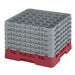 Cambro 36S1214416 Camrack™ Glass Rack w/ (36) Compartments - (6) Gray Extenders, Cranberry-cityfoodequipment.com