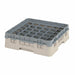 Cambro 36S318184 Camrack™ Glass Rack w/ (36) Compartments - (1) Gray Extender, Beige-cityfoodequipment.com