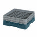Cambro 36S434414 Camrack™ Glass Rack w/ (36) Compartments - (2) Gray Extenders, Teal-cityfoodequipment.com