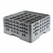 Cambro 36S534151 Camrack™ Glass Rack w/ (36) Compartments - (2) Gray Extenders, Soft Gray-cityfoodequipment.com