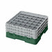 Cambro 36S638119 Camrack™ Glass Rack w/ (36) Compartments - (3) Gray Extenders, Sherwood Green-cityfoodequipment.com