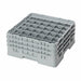 Cambro 36S638151 Camrack™ Glass Rack w/ (36) Compartments - (3) Gray Extenders, Soft Gray-cityfoodequipment.com
