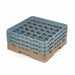 Cambro 36S638184 Camrack™ Glass Rack w/ (36) Compartments - (3) Gray Extenders, Beige-cityfoodequipment.com