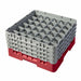 Cambro 36S800163 Camrack™ Glass Rack w/ (36) Compartments - (4) Gray Extenders, Red-cityfoodequipment.com
