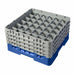 Cambro 36S800168 Camrack™ Glass Rack w/ (36) Compartments - (4) Gray Extenders, Blue-cityfoodequipment.com