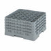 Cambro 36S900151 Camrack™ Glass Rack w/ (36) Compartments - (4) Gray Extenders, Soft Gray-cityfoodequipment.com