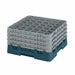 Cambro 36S900414 Camrack™ Glass Rack w/ (36) Compartments - (4) Gray Extenders, Teal-cityfoodequipment.com
