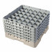 Cambro 36S958184 Camrack™ Glass Rack w/ (36) Compartments - (5) Gray Extenders, Beige-cityfoodequipment.com