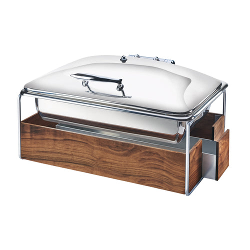Cal-Mil 3705-49 Full Size Chafer w/ Roll-Top Lid & Chafing Fuel Heat-cityfoodequipment.com
