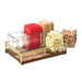 Cal-Mil 3713-46 Rectangular 6 Compartment Condiment Jar Display - Clear/Brown-cityfoodequipment.com