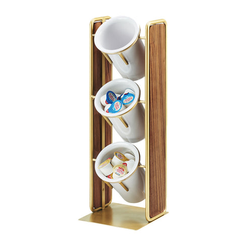 Cal-Mil 3715-46 Condiment Organizer w/ (3) Bins - Brown-cityfoodequipment.com