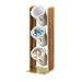 Cal-Mil 3715-46 Condiment Organizer w/ (3) Bins - Brown-cityfoodequipment.com