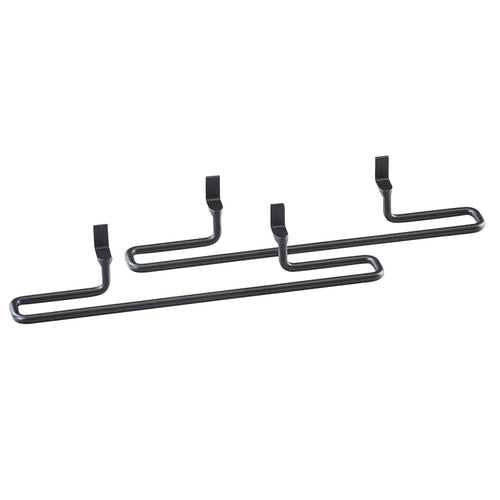 Cal-Mil 3723-13 Bracket for Buffet Risers - 12"W x 2"D, Metal, Black-cityfoodequipment.com