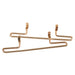 Cal-Mil 3723-46 Bracket for Buffet Risers - 12"W x 2"D, Metal, Brass-cityfoodequipment.com