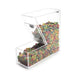 Cal-Mil 373 Countertop Acrylic Topping Bin, 4" x 11" x 11", Magnetic Lid-cityfoodequipment.com