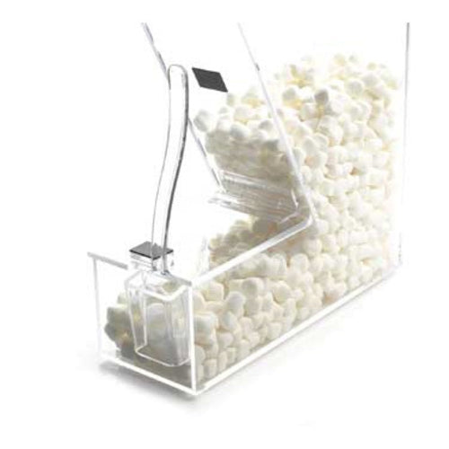 Cal-Mil 373-H Countertop Acrylic Topping Bin, 4" x 11" x 11", Holster-cityfoodequipment.com