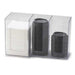Cal-Mil 375-12 Lid Organizer w/ (2) 4" & (1) 5" Sections, Clear-cityfoodequipment.com