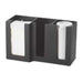 Cal-Mil 375-13 Lid Organizer w/ (2) 4" & (1) 5" Sections, Black-cityfoodequipment.com