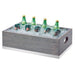 Cal-Mil 3800-12-83 Rectangular Ice Housing - 21 1/4"L x 13 1/4"W x 7"H, Oak Wood, Gray-cityfoodequipment.com