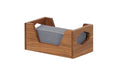Cal-Mil 3810-78 Rectangular Napkin Holder - 9" x 5", Walnut-cityfoodequipment.com