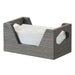 Cal-Mil 3810-83 Rectangular Napkin Holder, 4" x 8", Gray-cityfoodequipment.com