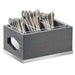 Cal-Mil 3811-83 Rectangular Silverware Caddie w/ (3) Sections, Ash-cityfoodequipment.com