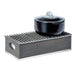 Cal-Mil 3813-83 Rectangular Chafer Alternative, 19 1/2" x 10" x 5 1/2", Gray-cityfoodequipment.com