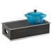 Cal-Mil 3813-87 Rectangular Chafer Alternative - 19 3/4" x 10" x 5 1/2" - Oak/Metal, Dark Gray-cityfoodequipment.com