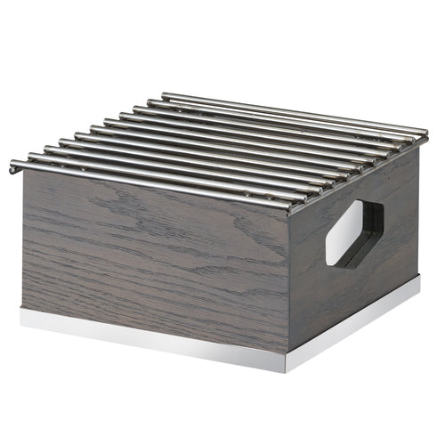 Cal-Mil 3814-83 10" Square Chafer Alternative, 5"H, Gray-cityfoodequipment.com