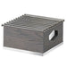 Cal-Mil 3814-83 10" Square Chafer Alternative, 5"H, Gray-cityfoodequipment.com