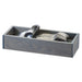 Cal-Mil 3819-83 Rectangular Silverware Caddie w/ (2) Compartments, Gray-cityfoodequipment.com