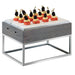 Cal-Mil 3822-9-83 Rectangular Display Riser w/ Melamine Top, 15" x 11" x 9 1/4", Gray-cityfoodequipment.com