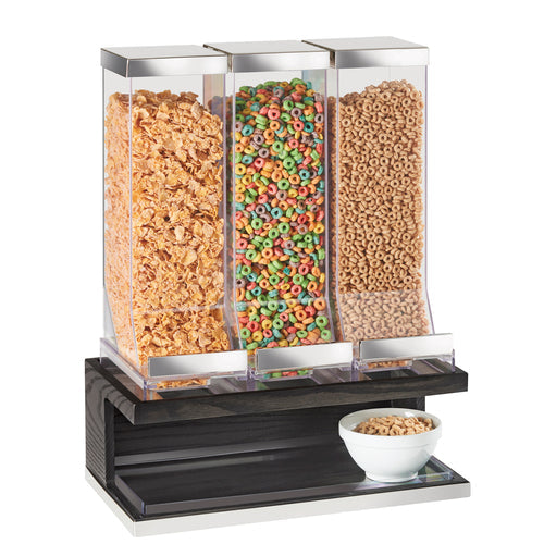 Cal-Mil 3823-87 Countertop Cereal Dispenser, (3) 10 liter Hoppers-cityfoodequipment.com