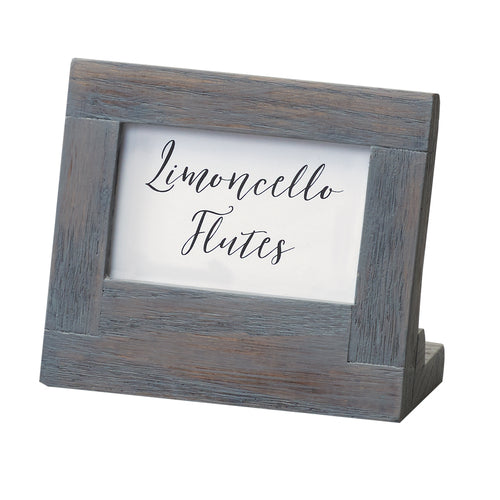 Cal-Mil 3825-23-83 Menu Card Holder, 5" x 2 1/2" x 4 1/2", Gray-cityfoodequipment.com