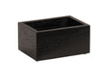 Cal-Mil 3829-87 Rectangular Condiment Caddy - 7 1/4" x 5 1/4" x 11"H, Wood, Black-cityfoodequipment.com
