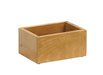 Cal-Mil 3829-99 Rectangular Condiment Caddy - 7 1/4" x 5 1/4" x 11"H, Wood, Brown-cityfoodequipment.com