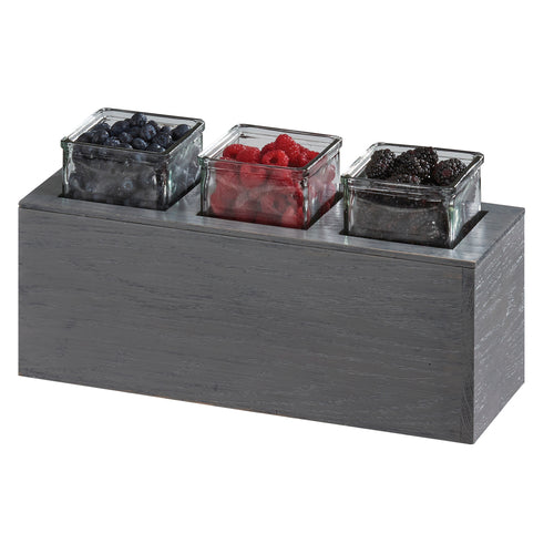 Cal-Mil 3836-3-83 (3) Compartment Bar Garnish Tray-cityfoodequipment.com